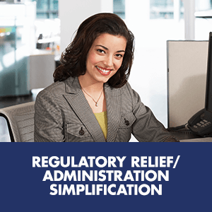 Regulatory Relief/Administration Simplification